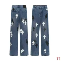 Cheap Chrome Hearts Jeans For Men #1404165 Replica Wholesale [$60.00 USD] [ITEM#1404165] on Replica Chrome Hearts Jeans
