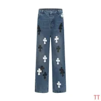 Cheap Chrome Hearts Jeans For Men #1404165 Replica Wholesale [$60.00 USD] [ITEM#1404165] on Replica Chrome Hearts Jeans
