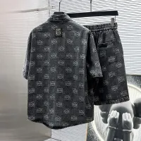 Cheap LOEWE Tracksuits Short Sleeved For Men #1404304 Replica Wholesale [$82.00 USD] [ITEM#1404304] on Replica LOEWE Tracksuits