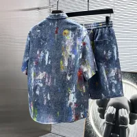 Cheap Louis Vuitton LV Tracksuits Short Sleeved For Men #1404311 Replica Wholesale [$82.00 USD] [ITEM#1404311] on Replica Louis Vuitton LV Tracksuits