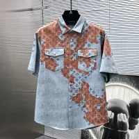 Cheap Louis Vuitton LV Tracksuits Short Sleeved For Men #1404345 Replica Wholesale [$82.00 USD] [ITEM#1404345] on Replica Louis Vuitton LV Tracksuits