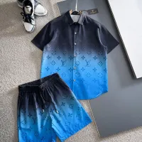 Cheap Louis Vuitton LV Tracksuits Short Sleeved For Men #1404350 Replica Wholesale [$102.00 USD] [ITEM#1404350] on Replica Louis Vuitton LV Tracksuits