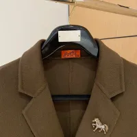 Cheap Hermes Coats Long Sleeved For Men #1404745 Replica Wholesale [$261.16 USD] [ITEM#1404745] on Replica Hermes Coats