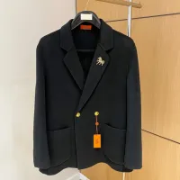Cheap Hermes Coats Long Sleeved For Men #1404746 Replica Wholesale [$261.16 USD] [ITEM#1404746] on Replica Hermes Coats
