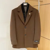 Cheap Versace Coats Long Sleeved For Men #1404759 Replica Wholesale [$314.05 USD] [ITEM#1404759] on Replica Versace Coats