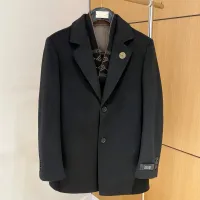 Cheap Versace Coats Long Sleeved For Men #1404760 Replica Wholesale [$314.05 USD] [ITEM#1404760] on Replica Versace Coats