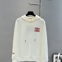 Cheap MIU MIU Hoodies Long Sleeved For Men #1405092 Replica Wholesale [$85.00 USD] [ITEM#1405092] on Replica MIU MIU Hoodies