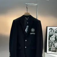 Cheap Chrome Hearts Jackets Long Sleeved For Men #1405206 Replica Wholesale [$145.00 USD] [ITEM#1405206] on Replica Chrome Hearts Jackets