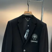 Cheap Chrome Hearts Jackets Long Sleeved For Men #1405206 Replica Wholesale [$145.00 USD] [ITEM#1405206] on Replica Chrome Hearts Jackets