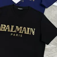 Cheap Balmain T-Shirts Short Sleeved For Men #1405236 Replica Wholesale [$76.00 USD] [ITEM#1405236] on Replica Balmain T-Shirts