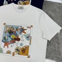 Cheap Hermes T-Shirts Short Sleeved For Men #1405314 Replica Wholesale [$80.00 USD] [ITEM#1405314] on Replica Hermes T-Shirts