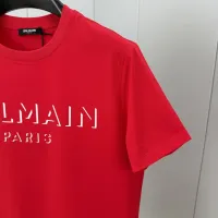 Cheap Balmain T-Shirts Short Sleeved For Unisex #1405505 Replica Wholesale [$72.00 USD] [ITEM#1405505] on Replica Balmain T-Shirts