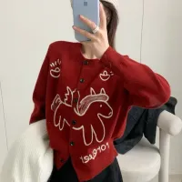 Cheap Moschino Sweaters Long Sleeved For Women #1405702 Replica Wholesale [$72.00 USD] [ITEM#1405702] on Replica Moschino Sweaters