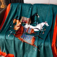 Cheap Hermes Blanket #1405744 Replica Wholesale [$64.00 USD] [ITEM#1405744] on Replica Hermes Blanket