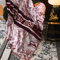 Cheap Christian Dior Blanket #1406259 Replica Wholesale [$72.00 USD] [ITEM#1406259] on Replica Christian Dior Blanket
