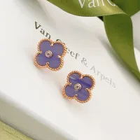 Cheap Van Cleef &amp; Arpels Earrings For Women #1406291 Replica Wholesale [$25.00 USD] [ITEM#1406291] on Replica Van Cleef &amp; Arpels Earrings