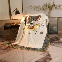 Cheap Hermes Blanket #1406430 Replica Wholesale [$64.00 USD] [ITEM#1406430] on Replica Hermes Blanket