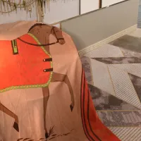 Cheap Hermes Blanket #1406438 Replica Wholesale [$72.00 USD] [ITEM#1406438] on Replica Hermes Blanket