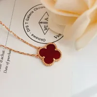 Cheap Van Cleef &amp; Arpels Necklaces For Women #1406550 Replica Wholesale [$25.00 USD] [ITEM#1406550] on Replica Van Cleef &amp; Arpels Necklaces