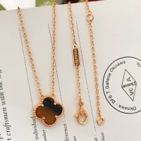 Cheap Van Cleef &amp; Arpels Necklaces For Women #1406556 Replica Wholesale [$25.00 USD] [ITEM#1406556] on Replica Van Cleef &amp; Arpels Necklaces