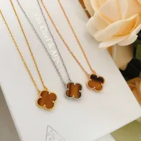 Cheap Van Cleef &amp; Arpels Necklaces For Women #1406556 Replica Wholesale [$25.00 USD] [ITEM#1406556] on Replica Van Cleef &amp; Arpels Necklaces
