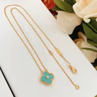 Cheap Van Cleef &amp; Arpels Necklaces For Women #1406570 Replica Wholesale [$25.00 USD] [ITEM#1406570] on Replica Van Cleef &amp; Arpels Necklaces