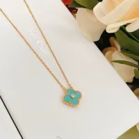 Cheap Van Cleef &amp; Arpels Necklaces For Women #1406570 Replica Wholesale [$25.00 USD] [ITEM#1406570] on Replica Van Cleef &amp; Arpels Necklaces