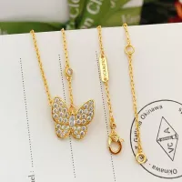 Cheap Van Cleef &amp; Arpels Necklaces For Women #1406573 Replica Wholesale [$25.00 USD] [ITEM#1406573] on Replica Van Cleef &amp; Arpels Necklaces