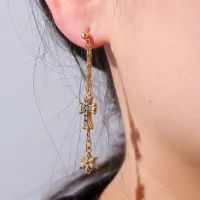 Cheap Chrome Hearts Earrings For Women #1406695 Replica Wholesale [$39.00 USD] [ITEM#1406695] on Replica Chrome Hearts Earrings