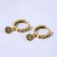 Cheap Chrome Hearts Earrings For Women #1406697 Replica Wholesale [$39.00 USD] [ITEM#1406697] on Replica Chrome Hearts Earrings