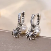 Cheap Chrome Hearts Earrings For Women #1406698 Replica Wholesale [$39.00 USD] [ITEM#1406698] on Replica Chrome Hearts Earrings