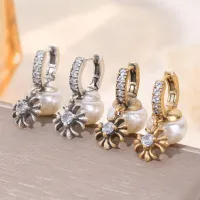 Cheap Chrome Hearts Earrings For Women #1406698 Replica Wholesale [$39.00 USD] [ITEM#1406698] on Replica Chrome Hearts Earrings