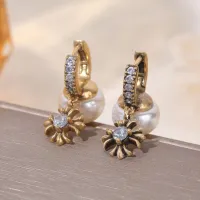 Cheap Chrome Hearts Earrings For Women #1406699 Replica Wholesale [$39.00 USD] [ITEM#1406699] on Replica Chrome Hearts Earrings