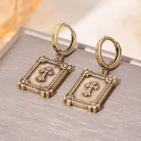 Cheap Chrome Hearts Earrings For Women #1406701 Replica Wholesale [$39.00 USD] [ITEM#1406701] on Replica Chrome Hearts Earrings