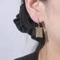 Cheap Chrome Hearts Earrings For Women #1406701 Replica Wholesale [$39.00 USD] [ITEM#1406701] on Replica Chrome Hearts Earrings