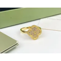 Cheap Van Cleef &amp; Arpels Rings In Gold For Women #1406729 Replica Wholesale [$23.00 USD] [ITEM#1406729] on Replica Van Cleef &amp; Arpels Rings