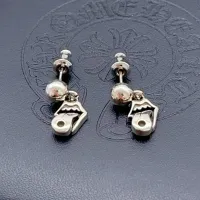 Cheap Chrome Hearts Earrings #1406753 Replica Wholesale [$25.00 USD] [ITEM#1406753] on Replica Chrome Hearts Earrings