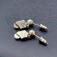 Cheap Chrome Hearts Earrings #1406753 Replica Wholesale [$25.00 USD] [ITEM#1406753] on Replica Chrome Hearts Earrings