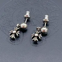 Cheap Chrome Hearts Earrings #1406754 Replica Wholesale [$25.00 USD] [ITEM#1406754] on Replica Chrome Hearts Earrings