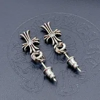 Cheap Chrome Hearts Earrings #1406757 Replica Wholesale [$25.00 USD] [ITEM#1406757] on Replica Chrome Hearts Earrings
