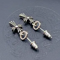 Cheap Chrome Hearts Earrings #1406758 Replica Wholesale [$25.00 USD] [ITEM#1406758] on Replica Chrome Hearts Earrings