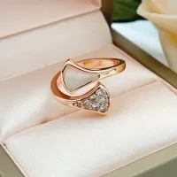 Cheap Bvlgari Rings In Rose Gold For Women #1406797 Replica Wholesale [$25.00 USD] [ITEM#1406797] on Replica Bvlgari Rings