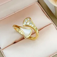 Cheap Bvlgari Rings In Gold For Women #1406798 Replica Wholesale [$25.00 USD] [ITEM#1406798] on Replica Bvlgari Rings