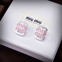Cheap MIU MIU Earrings For Women #1406949 Replica Wholesale [$25.00 USD] [ITEM#1406949] on Replica MIU MIU Earrings