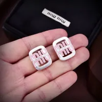 Cheap MIU MIU Earrings For Women #1406949 Replica Wholesale [$25.00 USD] [ITEM#1406949] on Replica MIU MIU Earrings