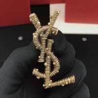 Cheap Yves Saint Laurent Brooches For Women #1407033 Replica Wholesale [$29.00 USD] [ITEM#1407033] on Replica Yves Saint Laurent Brooches