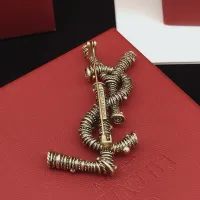 Cheap Yves Saint Laurent Brooches For Women #1407033 Replica Wholesale [$29.00 USD] [ITEM#1407033] on Replica Yves Saint Laurent Brooches