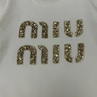 Cheap MIU MIU Sweaters Long Sleeved For Women #1407280 Replica Wholesale [$64.00 USD] [ITEM#1407280] on Replica MIU MIU Sweaters