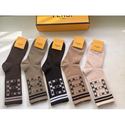 Cheap Fendi Socks #1407349 Replica Wholesale [$29.00 USD] [ITEM#1407349] on Replica Fendi Socks