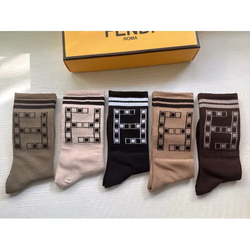 Cheap Fendi Socks #1407349 Replica Wholesale [$29.00 USD] [ITEM#1407349] on Replica Fendi Socks